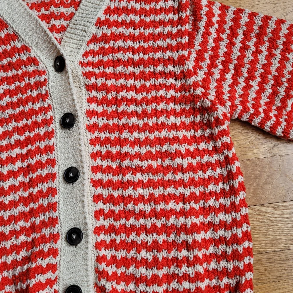 Worn Once! Closed Crochet Cardigan Arabiata - Picture 8 of 16